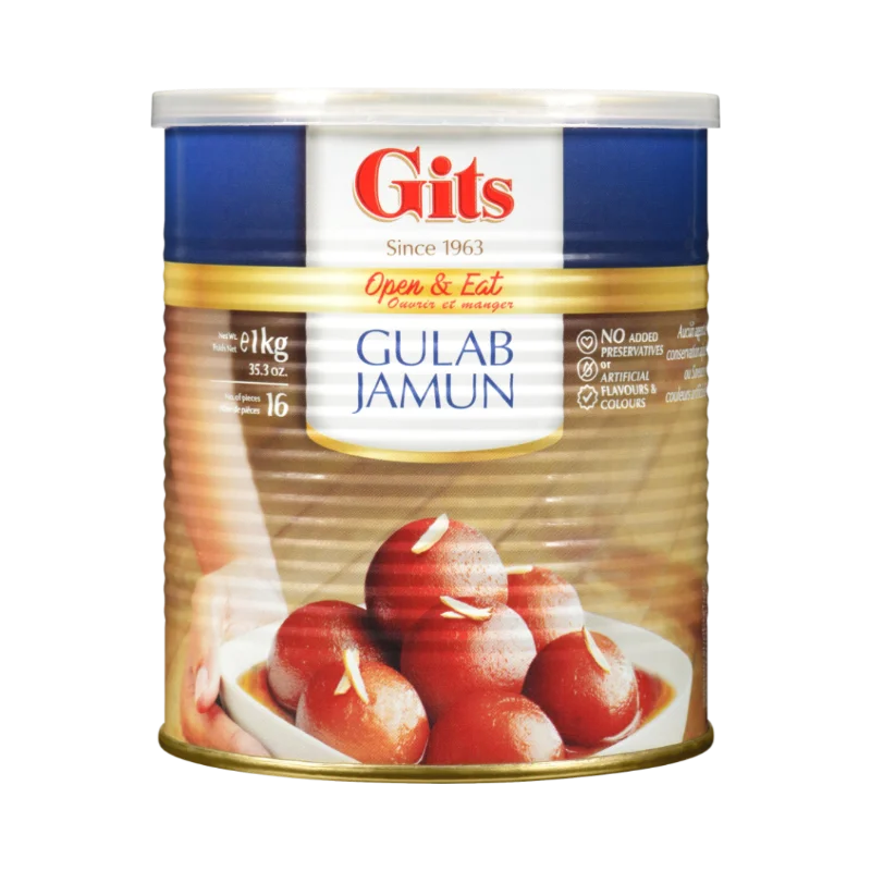 Gits Gits Gulab Jamun 1Kg (16 Pcs) 